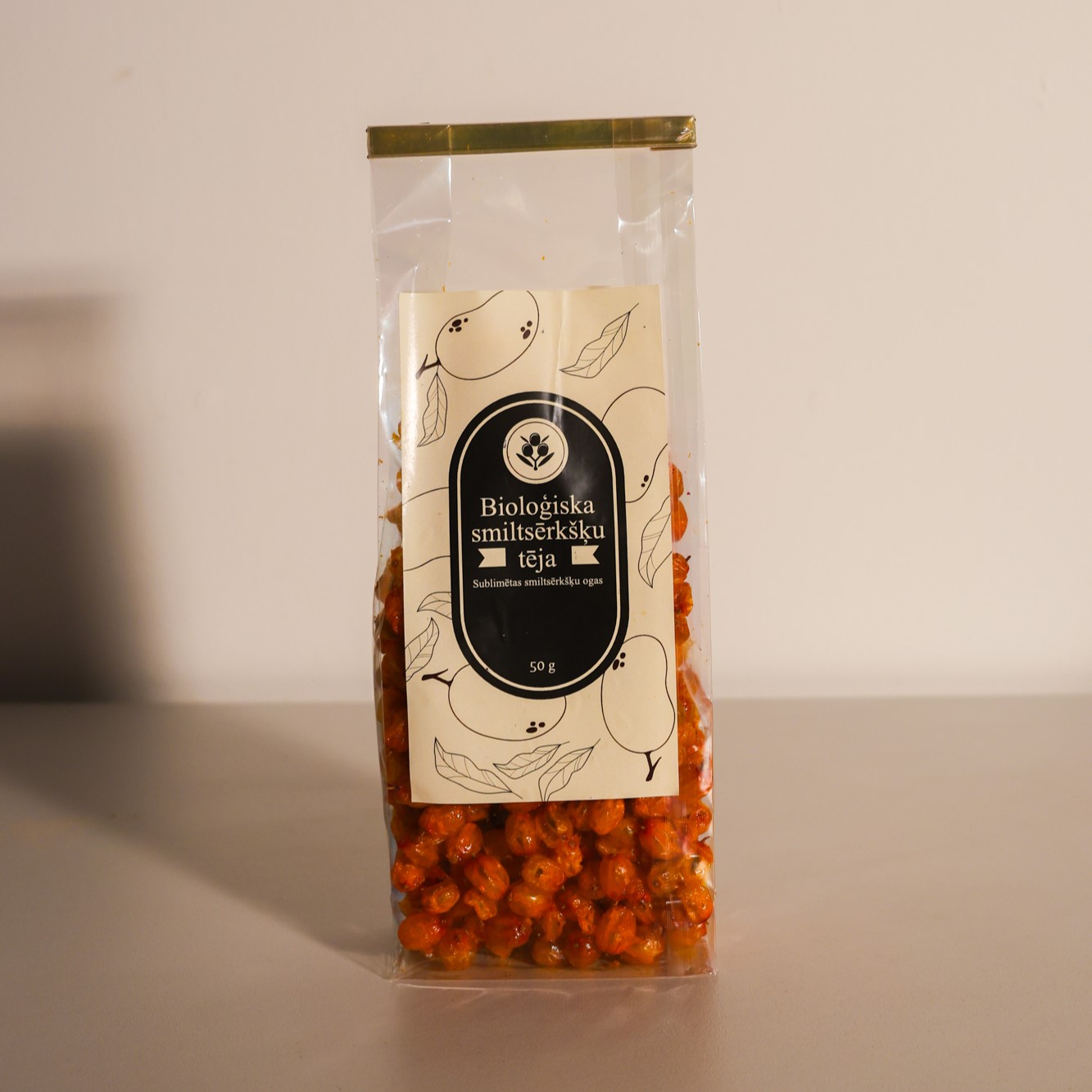 Organic sea buckthorn fruit tea Amberfarm, 50 g